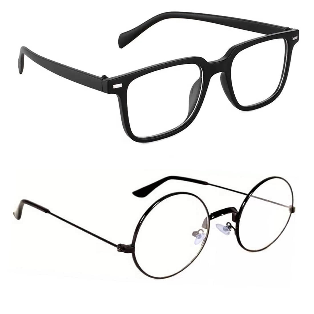 Elligator Black Rectangular Sunglasses ( Pack of 2 ) - Sunglasses | Buy online on ZillyBuy