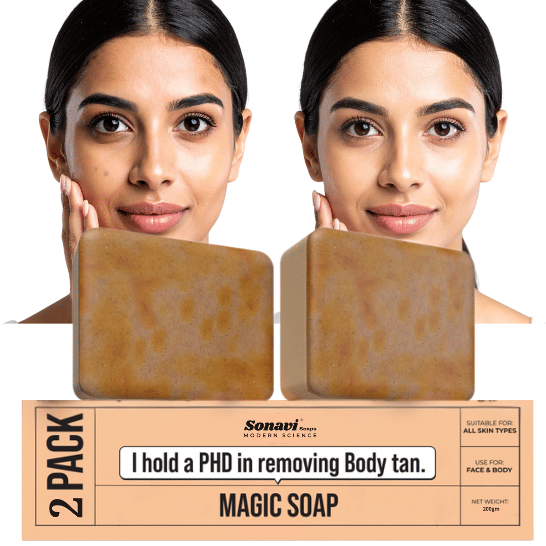 Sonavi Skin Whitening GHARSOAP Soap for All Skin Type ( Pack of 2 )