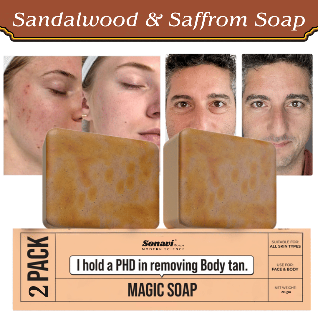Sonavi Skin Whitening GHARSOAP Soap for All Skin Type ( Pack of 2 )