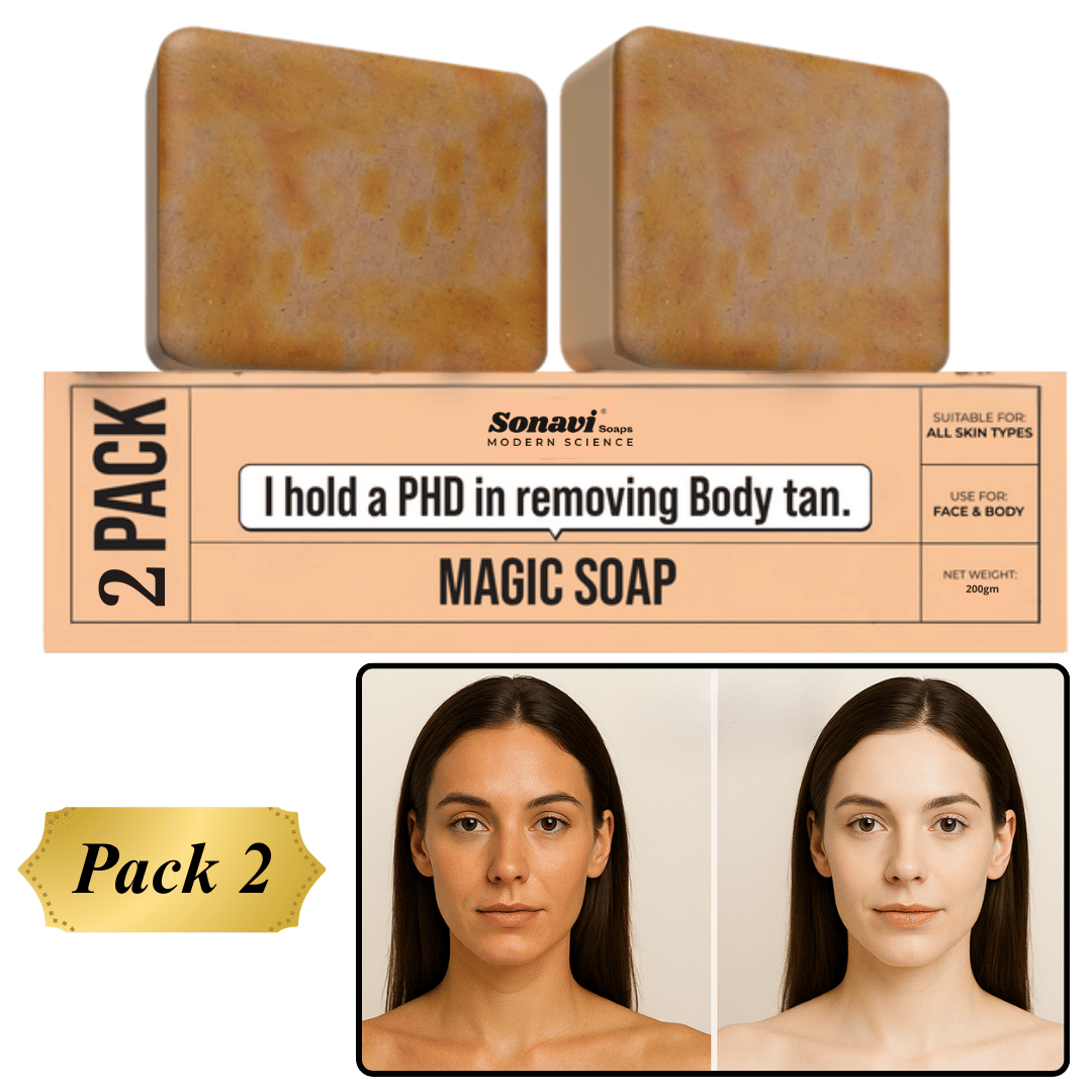 Sonavi Skin Whitening GHARSOAP Soap for All Skin Type ( Pack of 3 )