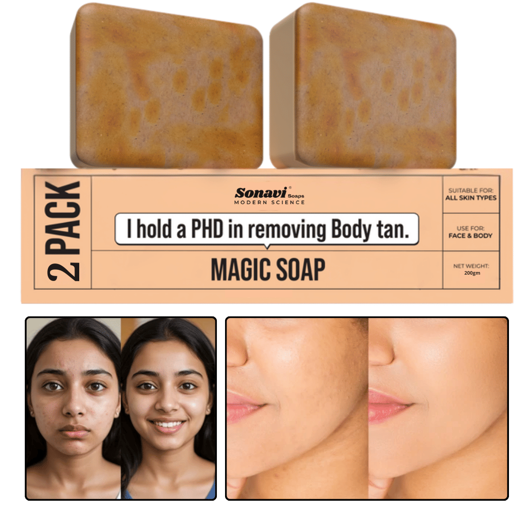 Sonavi Skin Whitening GHARSOAP Soap for All Skin Type ( Pack of 2 )