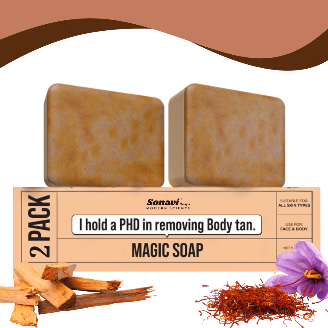 Sonavi Skin Whitening GHARSOAP Soap for All Skin Type ( Pack of 2 )