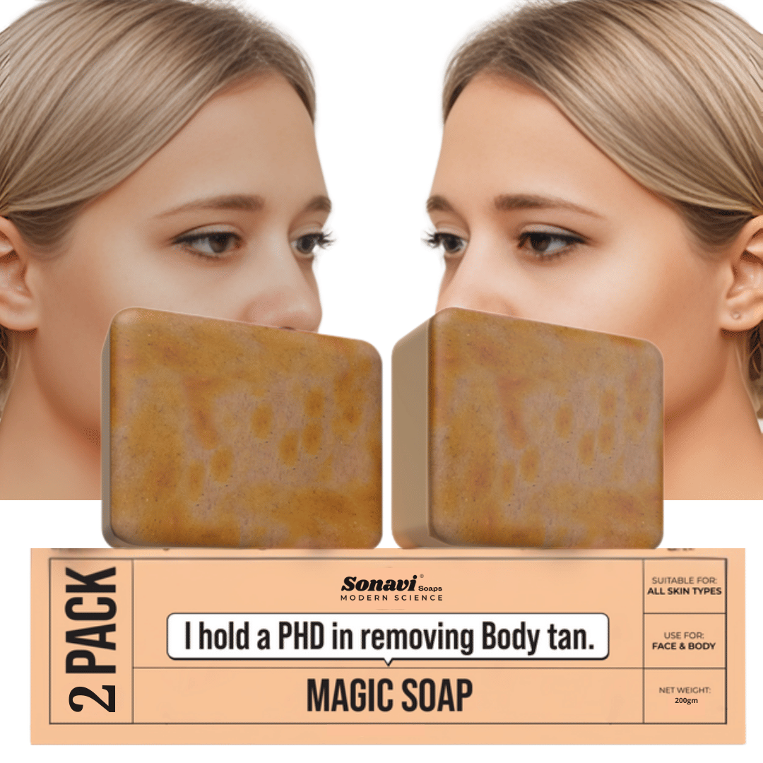 Sonavi Skin Whitening GHARSOAP Soap for All Skin Type ( Pack of 2 )