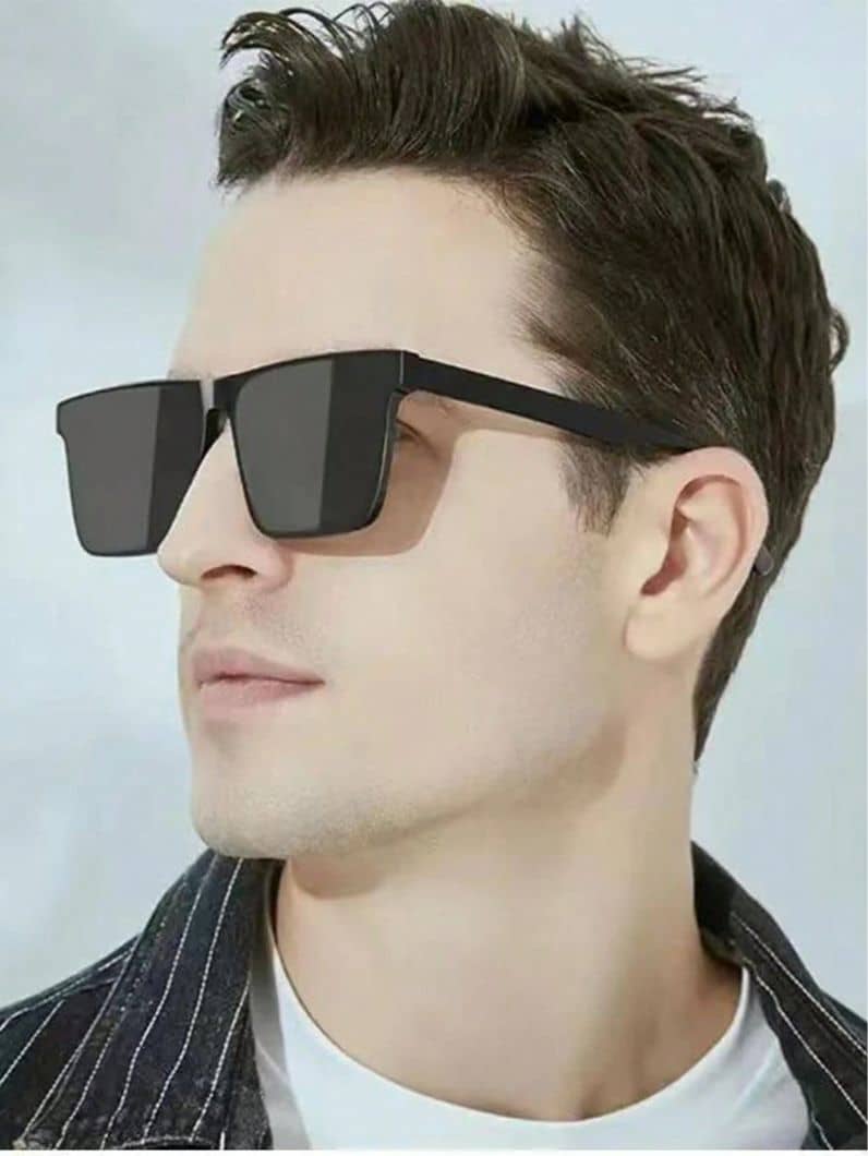 Elligator Black Oversized Sunglasses ( Pack of 1 ) - Sunglasses | Buy online on ZillyBuy
