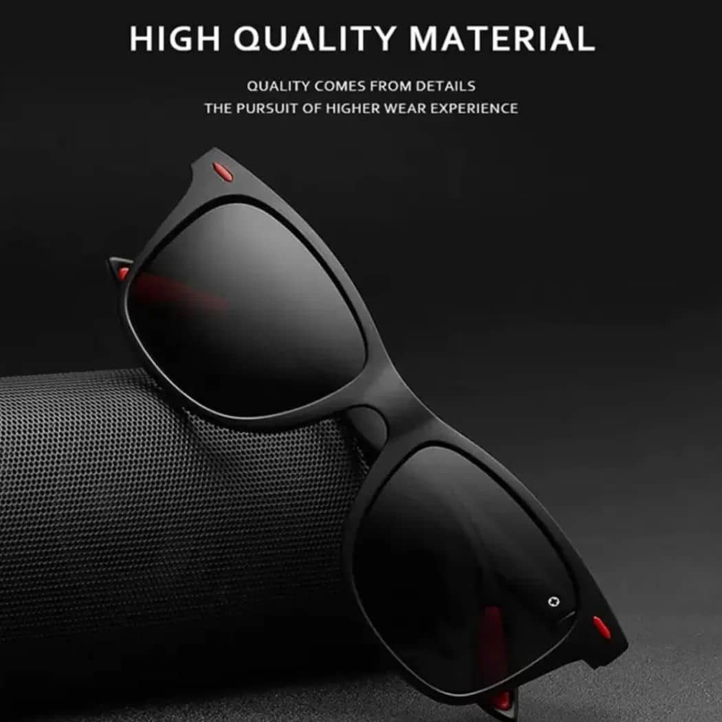 Elligator Black Rectangular Sunglasses ( Pack of 1 ) - Sunglasses | Buy online on ZillyBuy