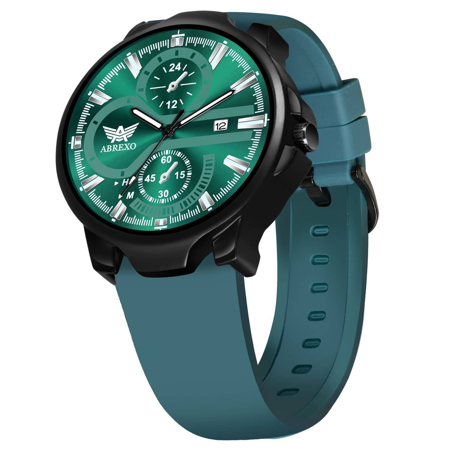 Abrexo Green Silicon Analog Men's Watch