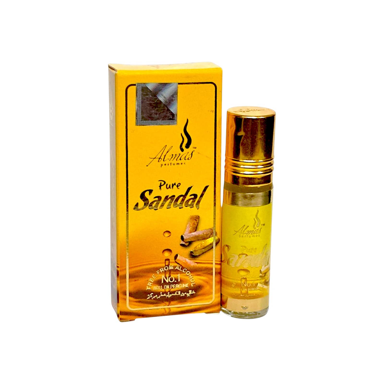 Almas Pure Sandal Free from Alcohol Roll on Perfume - 6ml