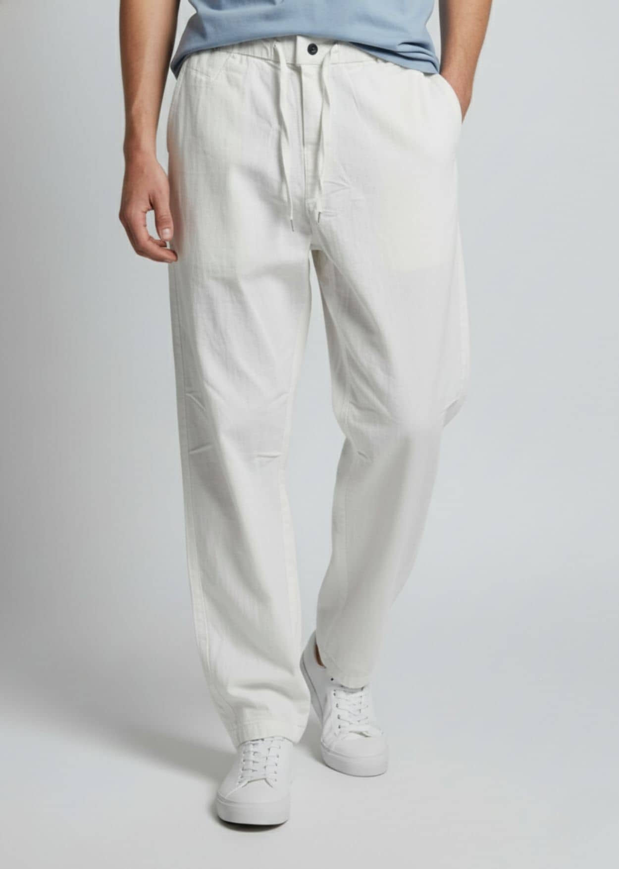 INDICLUB Regular Men's Trouser - White ( Pack of 1 ) - Trousers | Buy online on ZillyBuy