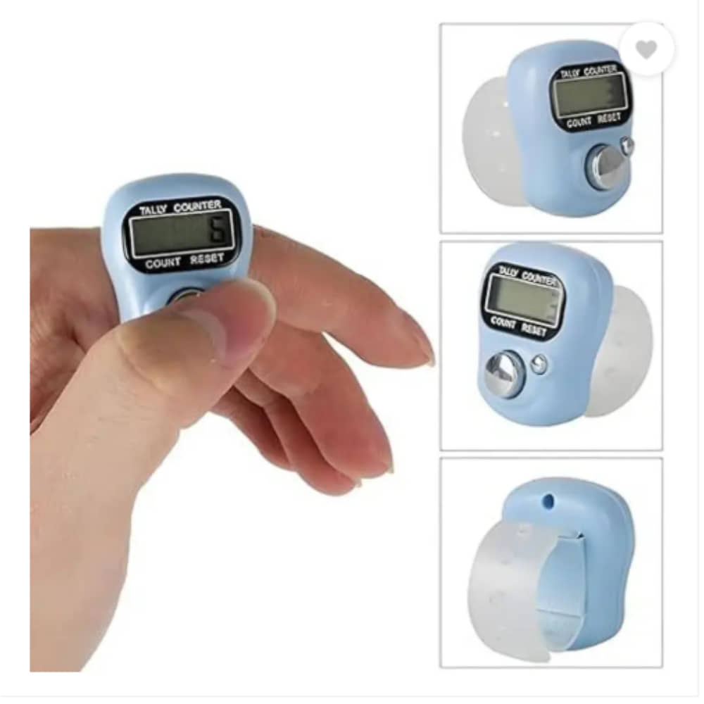 Positive Vibe Lifestyle Jap Mala Counter Finger Ring Digital ( Pack of 1 )