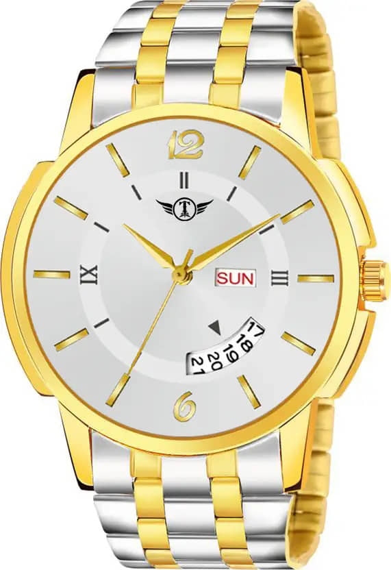 EEWHI Gold Stainless Steel Analog Men's Watch