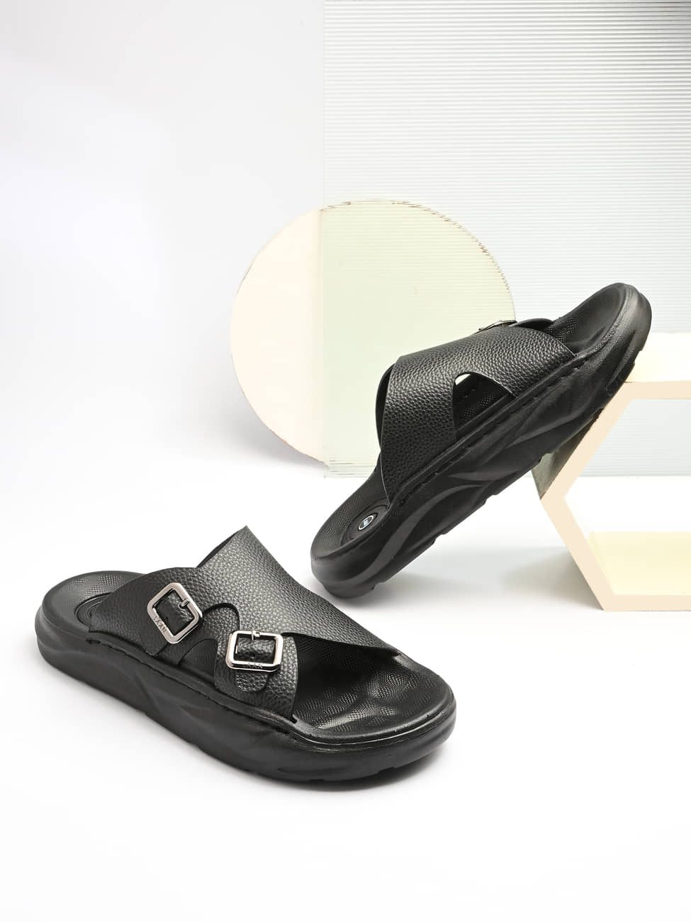 NAAL Black Men's Slide Flip Flop