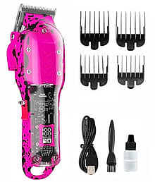 Geemy Professional Pink Cordless Multigrooming Kit With 120 minutes Runtime