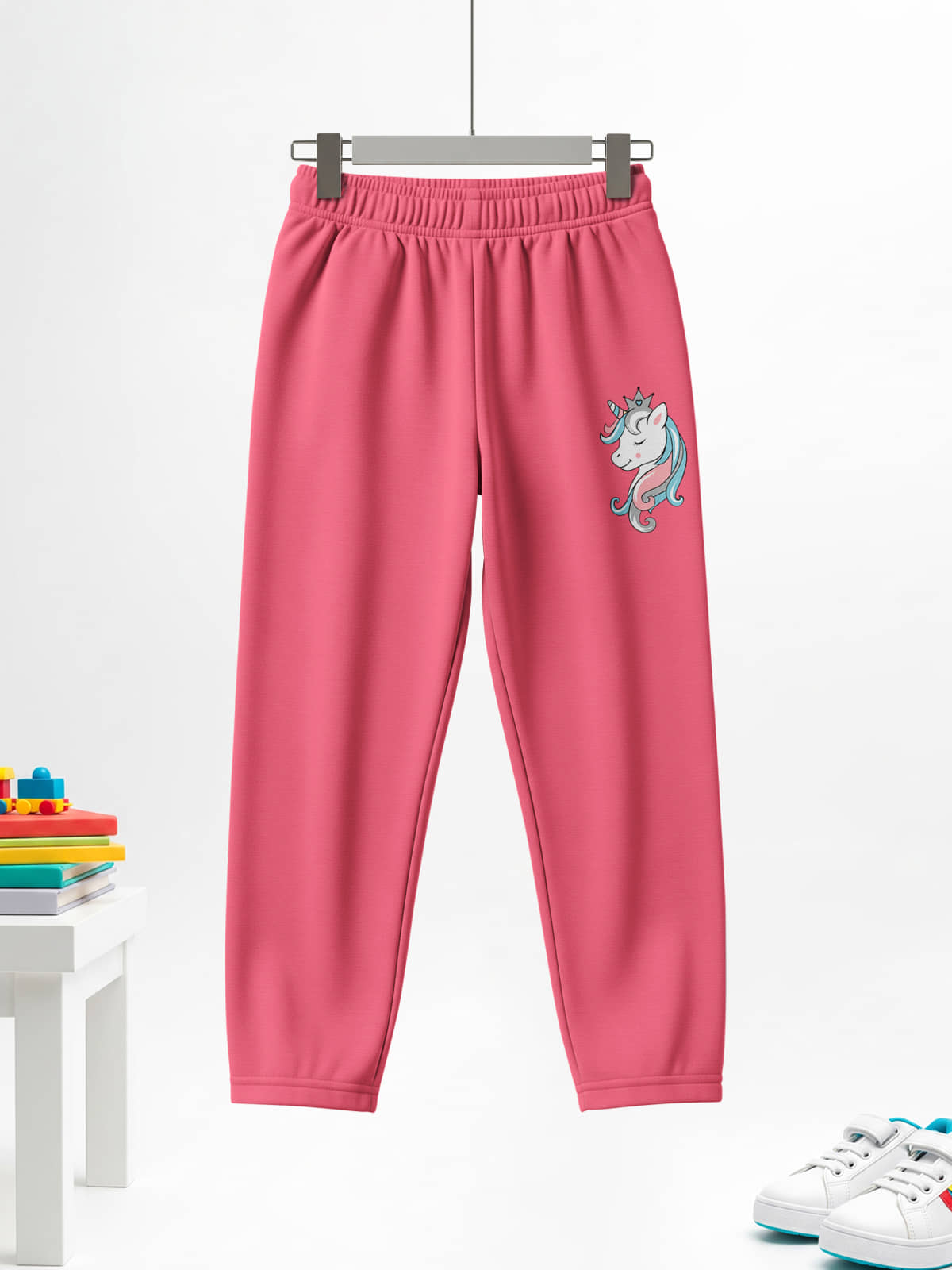 HELLCAT Trendy Printed Cotton Blend Girls Trackpant- Pack of 1 | Regular Fit Night Pants for Girls_Pink2 - Track Pants | Buy online on ZillyBuy