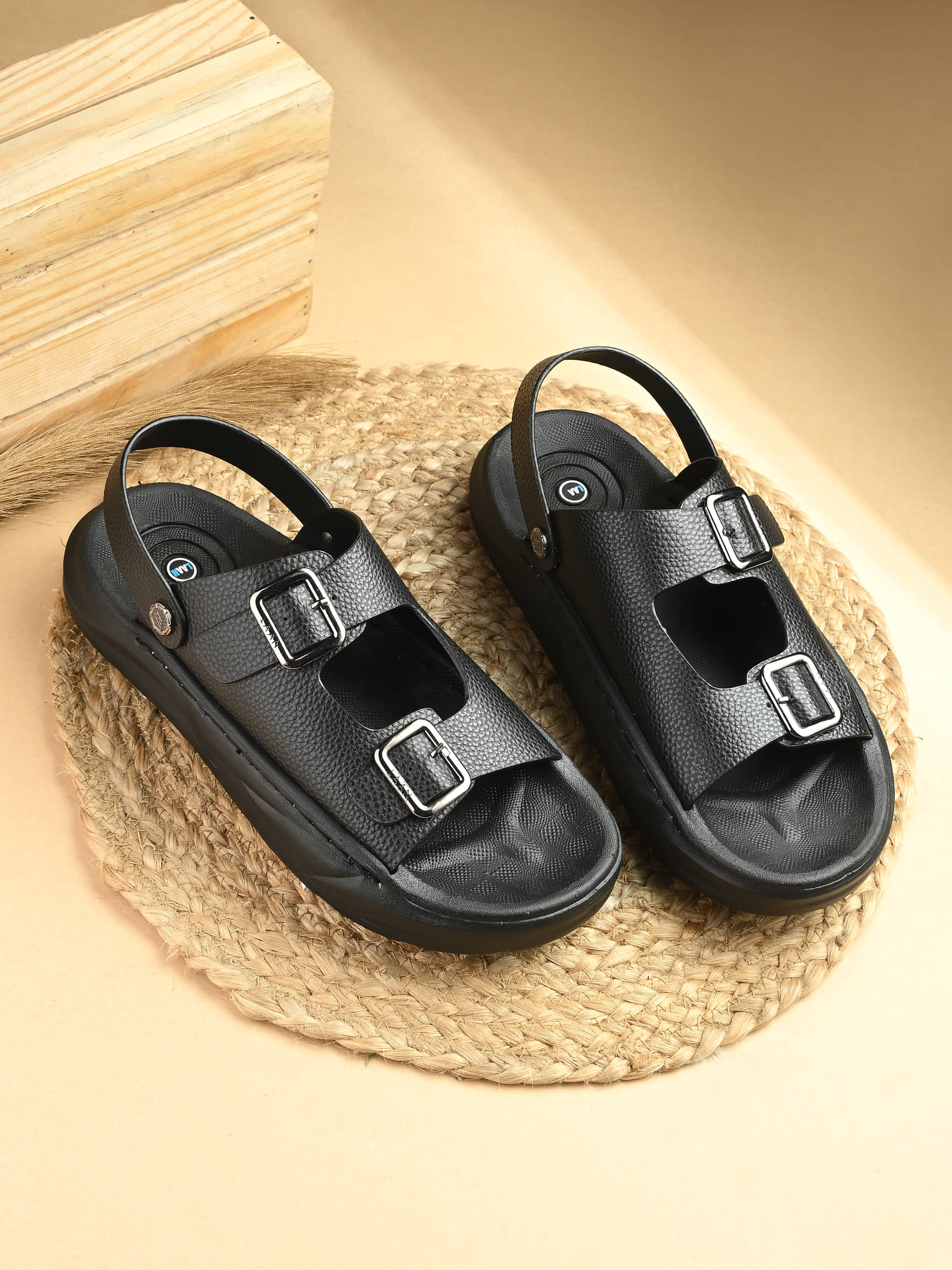 NAAL - Black Men's Sandals