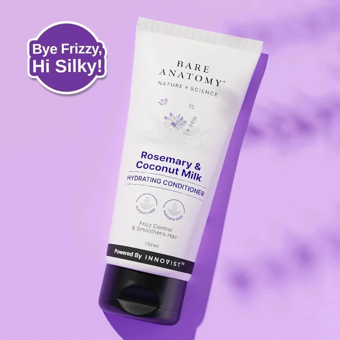 Bare Anatomy Rosemary Hair Conditioner for Silky & Hydrating Hair, 150 ml