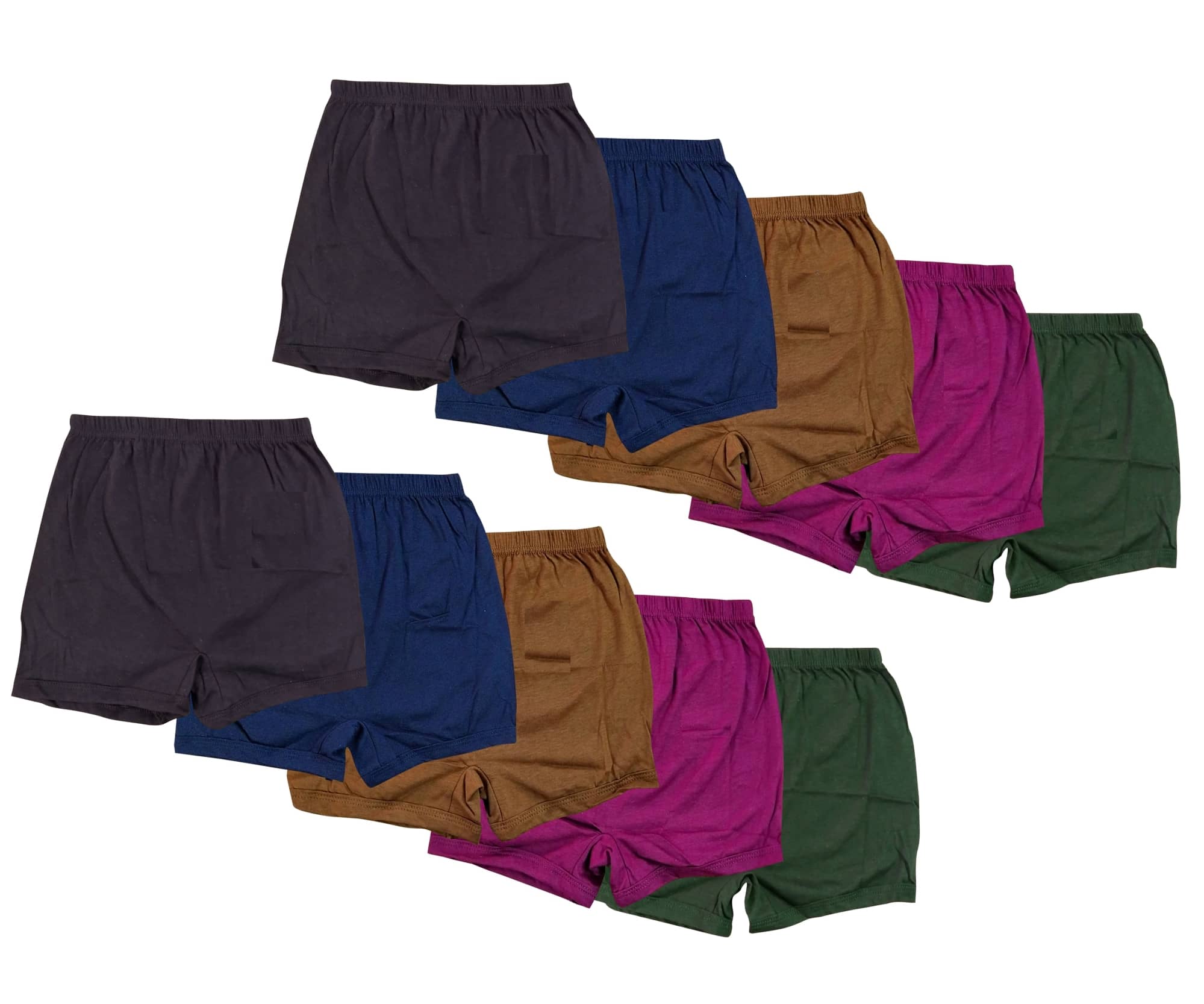 Drako Pack of 10 Cotton Bloomers For Girls ( Multicolor )