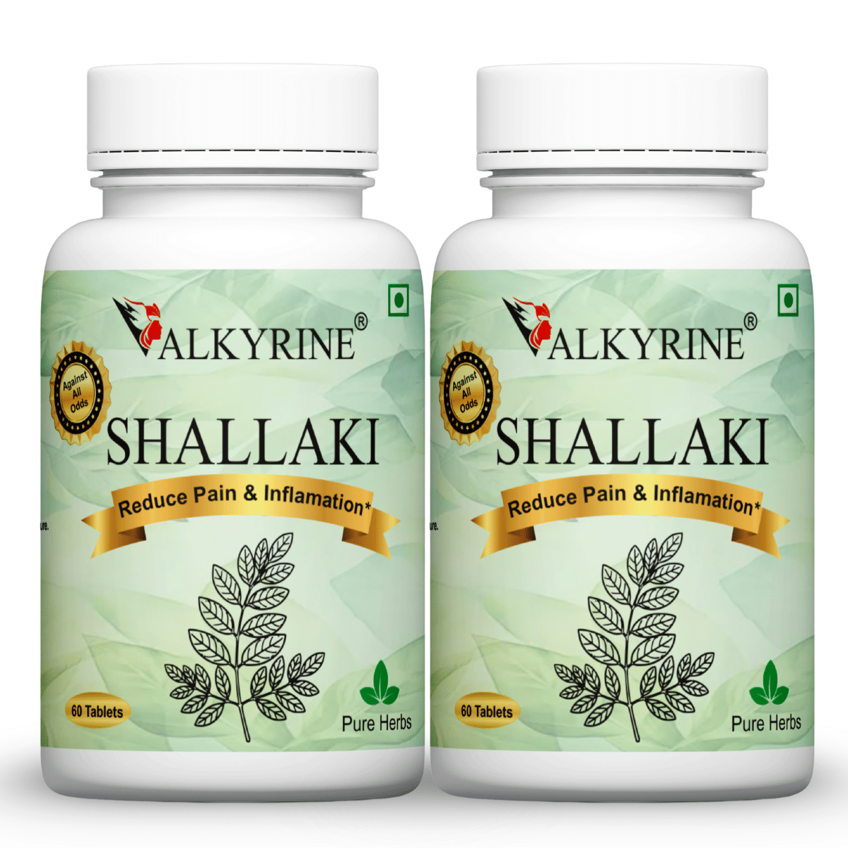 VALKYRINE Shallaki Tablets | Reduce Joint Pain Tablet 120 no.s Pack Of 2