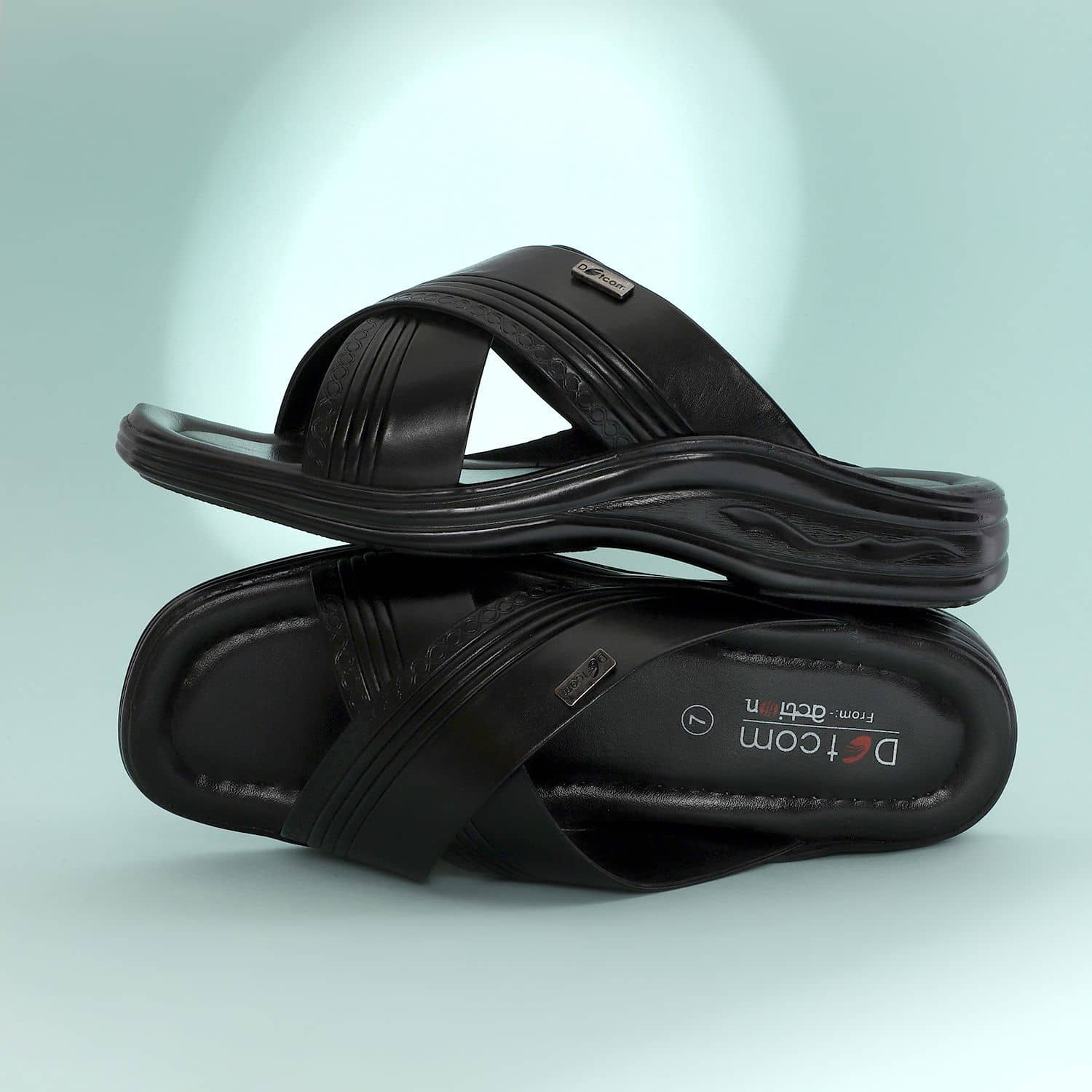 Action - Black Men's Sandals