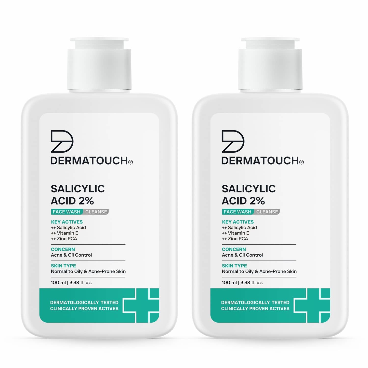 Dermatouch - Acne or Blemishes Removal Face Wash For All Skin Type ( Pack of 2 )