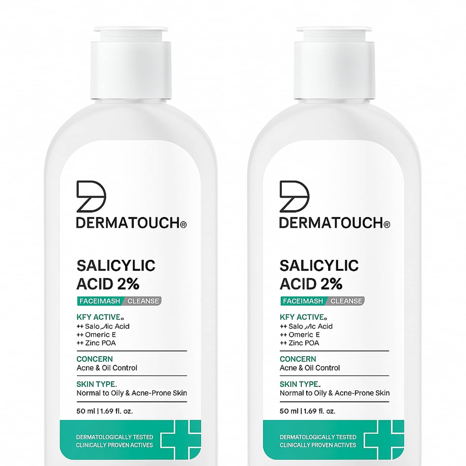 Dermatouch - Exfoliating Face Wash For All Skin Type ( Pack of 2 )