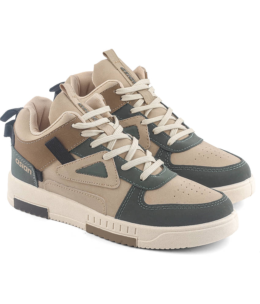Buy ASIAN TARZAN-11 Beige Men's Sneakers - Image 1