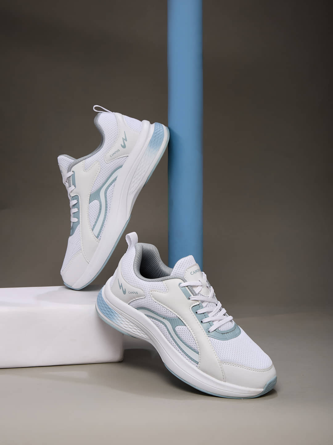 Campus STREAM White Women's Sneakers - Casual Shoes | Buy online on ZillyBuy