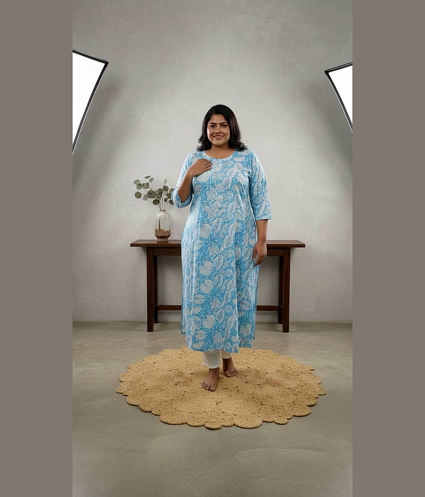 Flavia Creation Women Cotton Printed Straight Kurti ( Multicolor ) - Kurtis, Tunics | Buy online on ZillyBuy