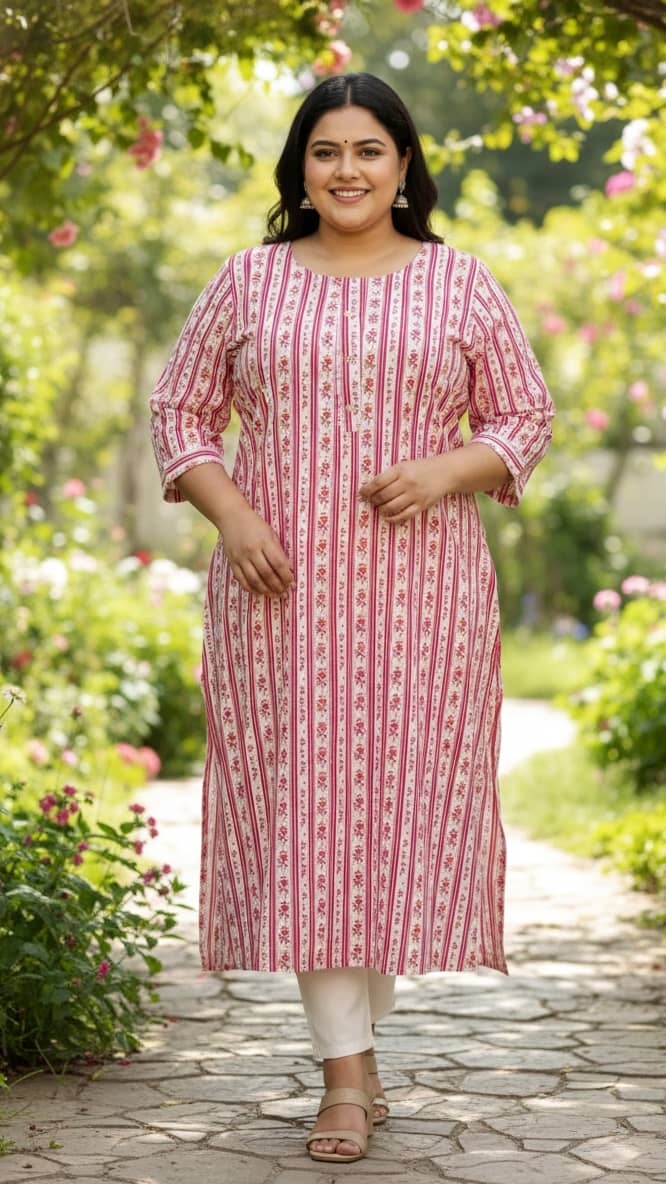 Flavia Creation Women Cotton Printed Straight Kurti ( Multicolor ) - Kurtis, Tunics | Buy online on ZillyBuy