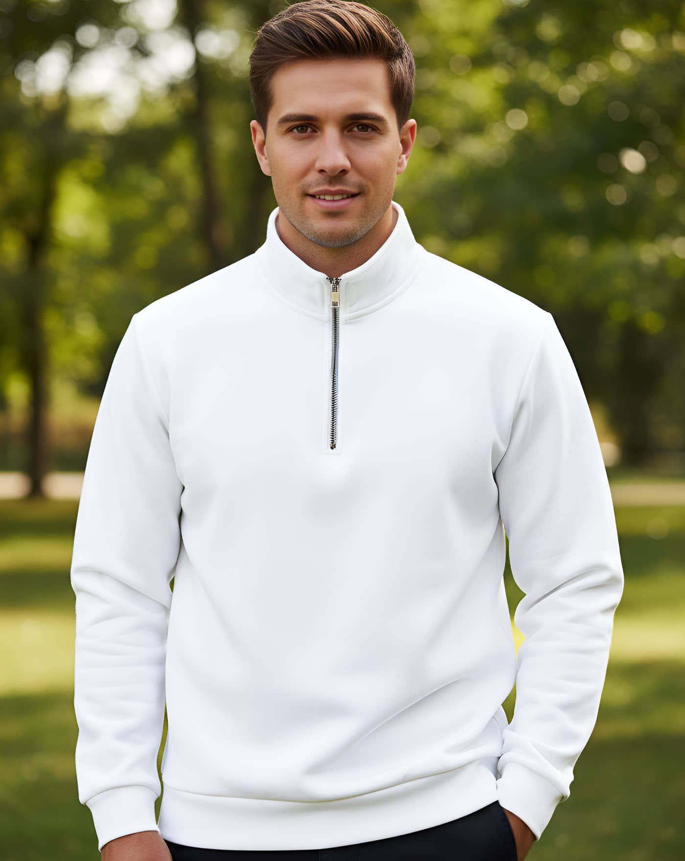 AUSK Fleece Turtle Neck Men's Sweatshirt - Teal Blue ( Pack of 1 )