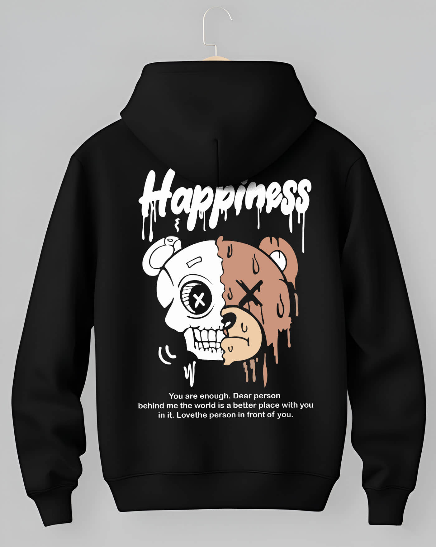 ENITOR Fleece Hooded Men's Sweatshirt - Black ( Pack of 1 )