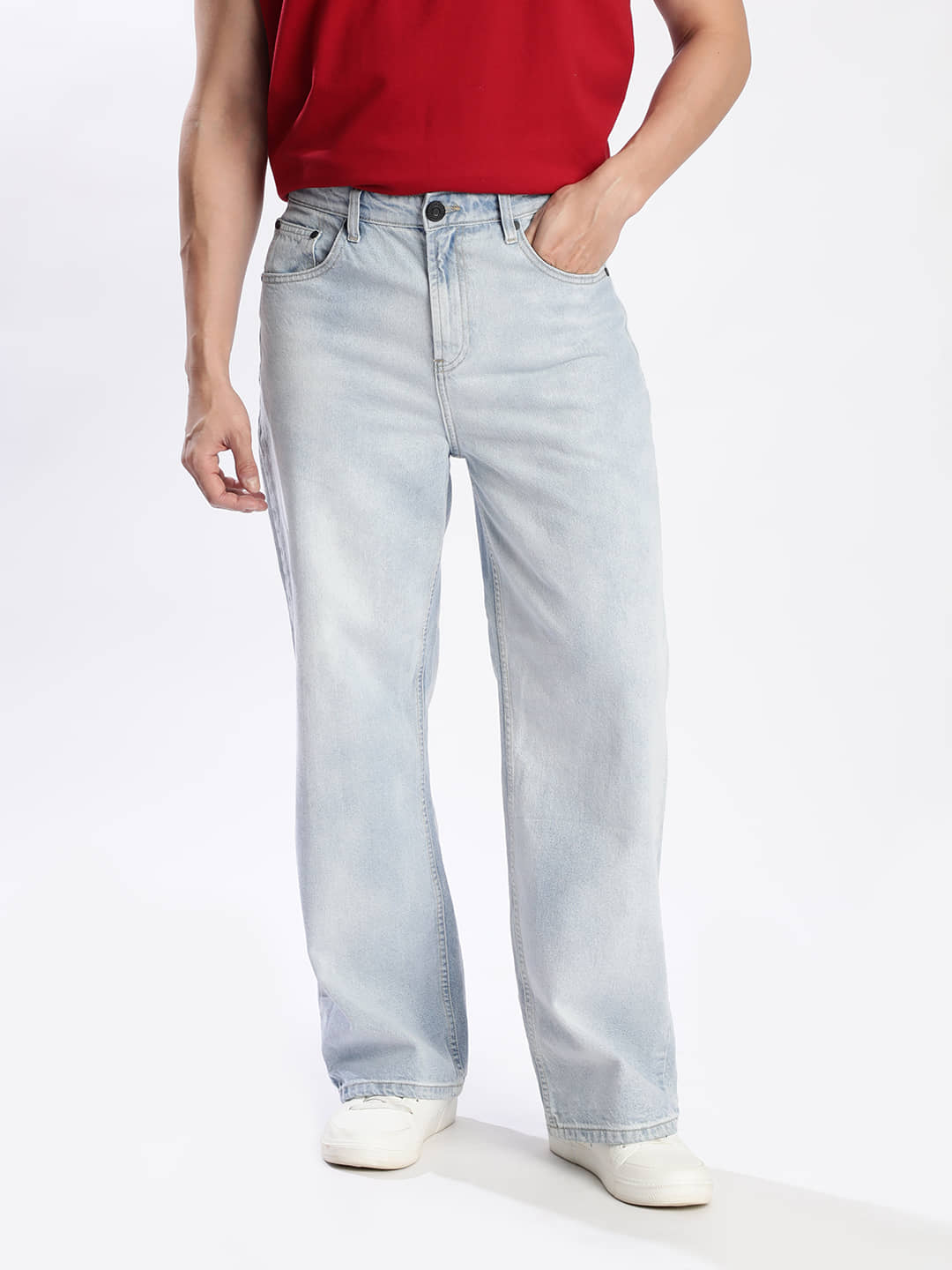 Bene Kleed Dyed Men's Jeans - Blue ( Pack of 1 ) - Jeans | Buy online on ZillyBuy