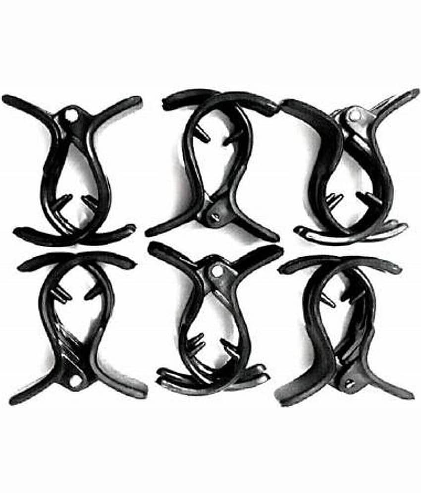 Blubby Black Hair Clip ( Pack of 6 ) - Jewellery Sets | Buy online on ZillyBuy