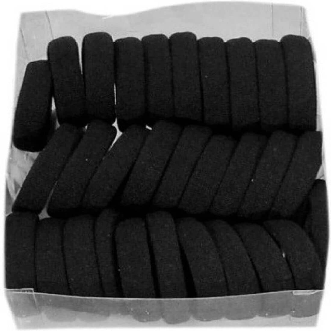 Blubby Black Rubber Band ( Pack of 30 ) - Jewellery Sets | Buy online on ZillyBuy