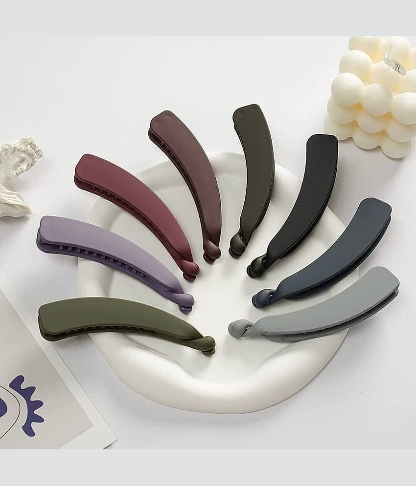 Blubby Multi Banana Clip ( Pack of 6 ) - Jewellery Sets | Buy online on ZillyBuy