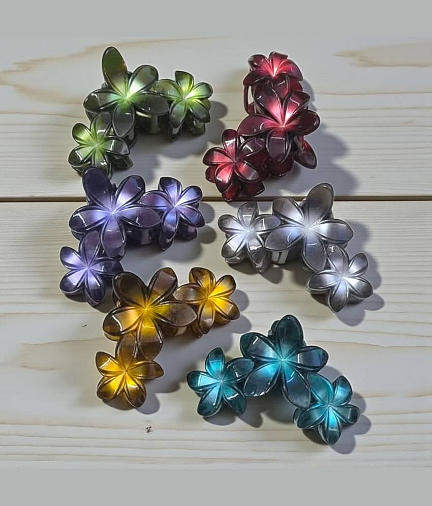Blubby Multi Hair Claw ( Pack of 6 ) - Jewellery Sets | Buy online on ZillyBuy