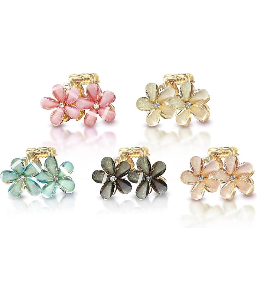 Blubby Multi Hair Claw ( Pack of 5 ) - Jewellery Sets | Buy online on ZillyBuy
