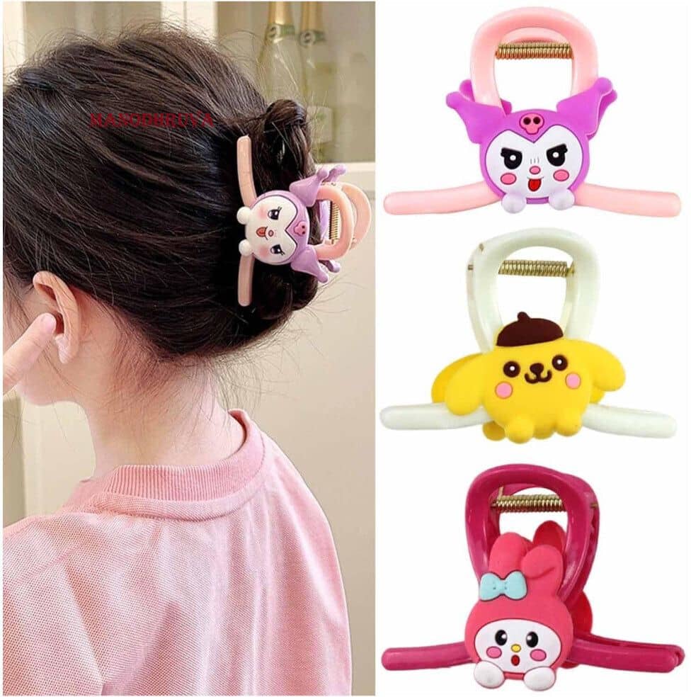 Blubby Multi Hair Claw ( Pack of 3 ) - Jewellery Sets | Buy online on ZillyBuy