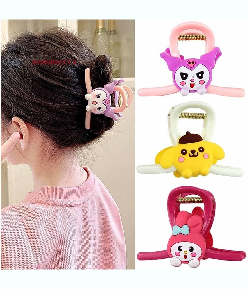 Blubby Multi Hair Claw ( Pack of 3 ) - Jewellery Sets | Buy online on ZillyBuy