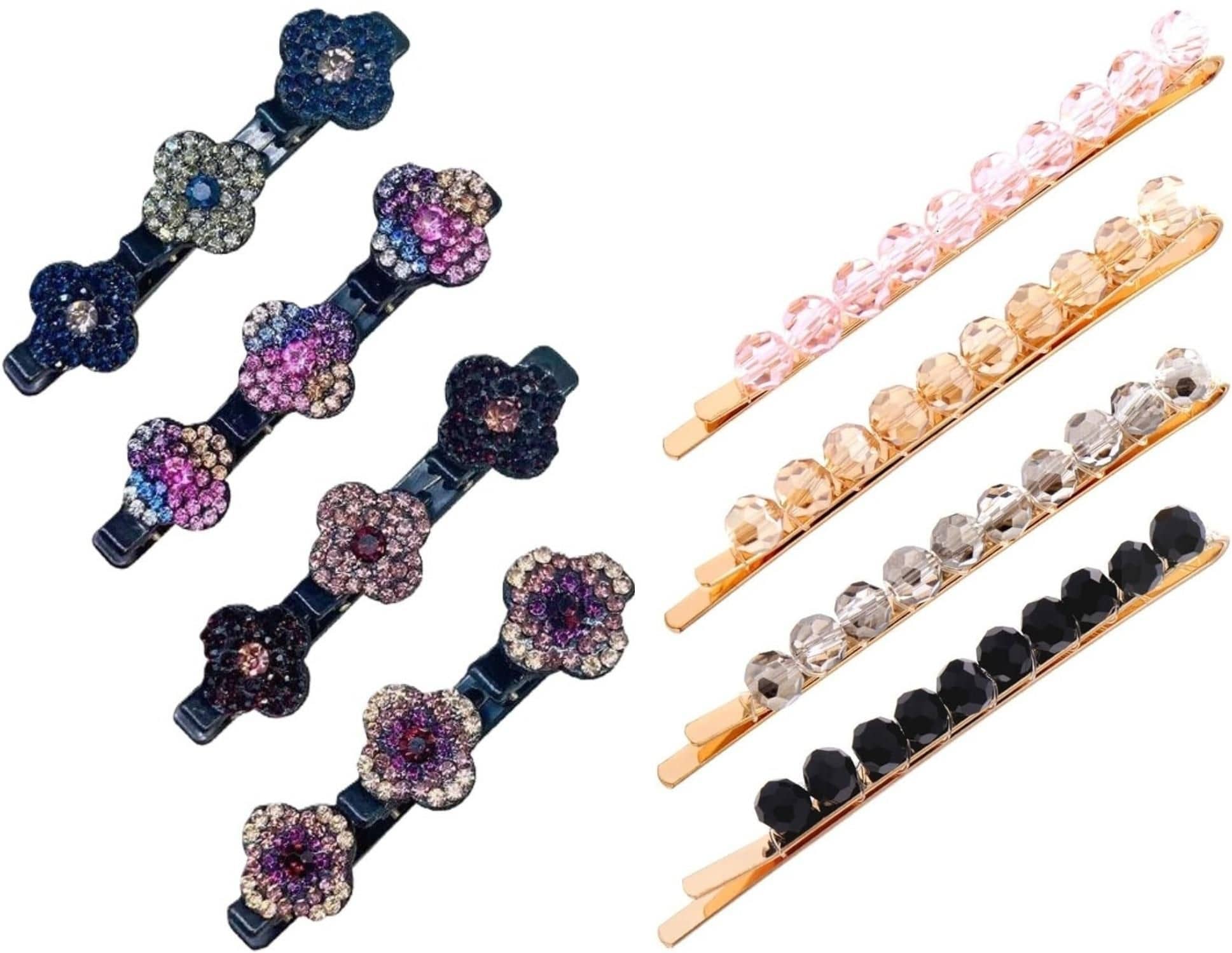 Blubby Multi Hair Clip ( Pack of 8 ) - Jewellery Sets | Buy online on ZillyBuy