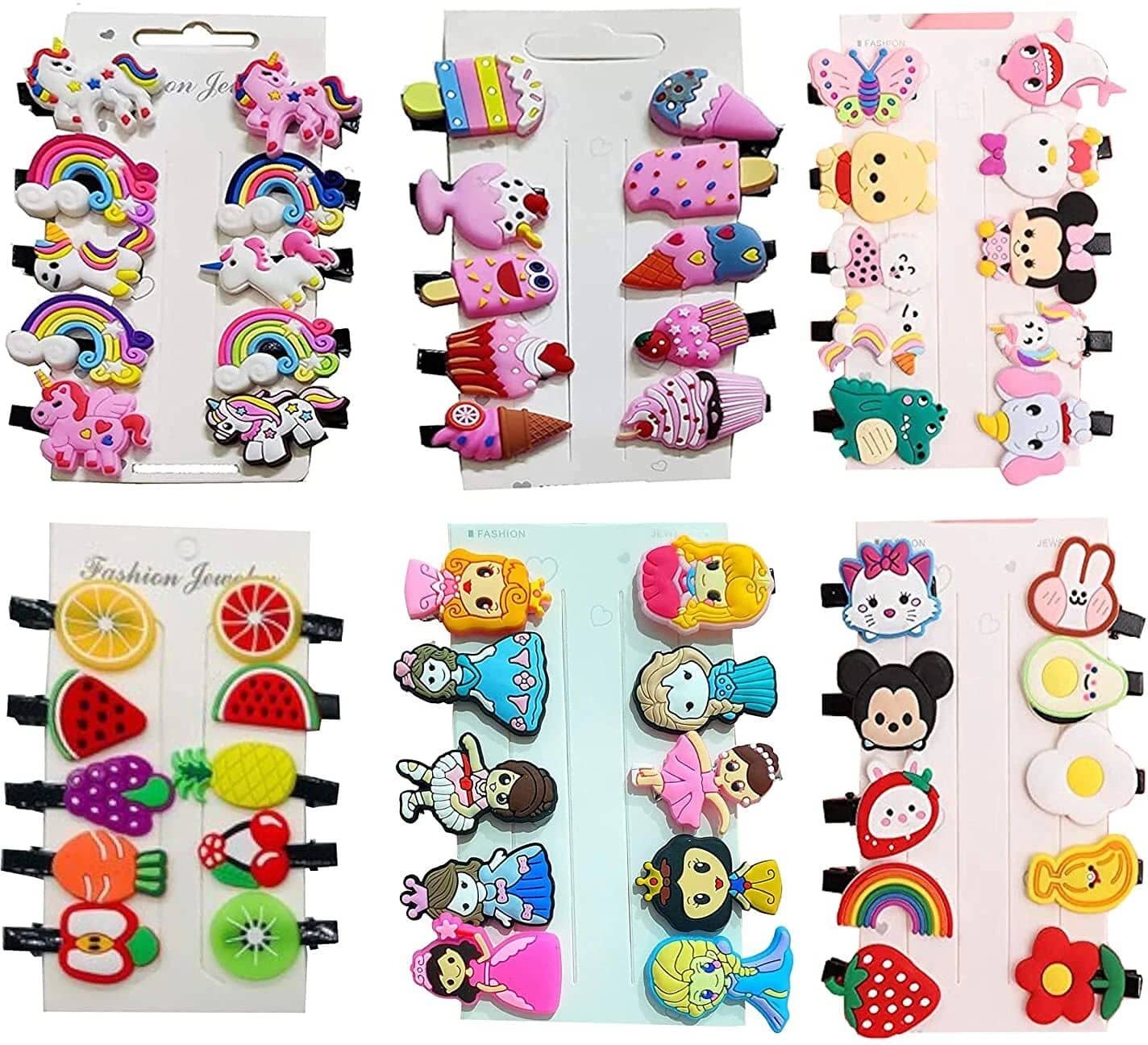 Blubby Multi Hair Clip ( Pack of 20 ) - Jewellery Sets | Buy online on ZillyBuy