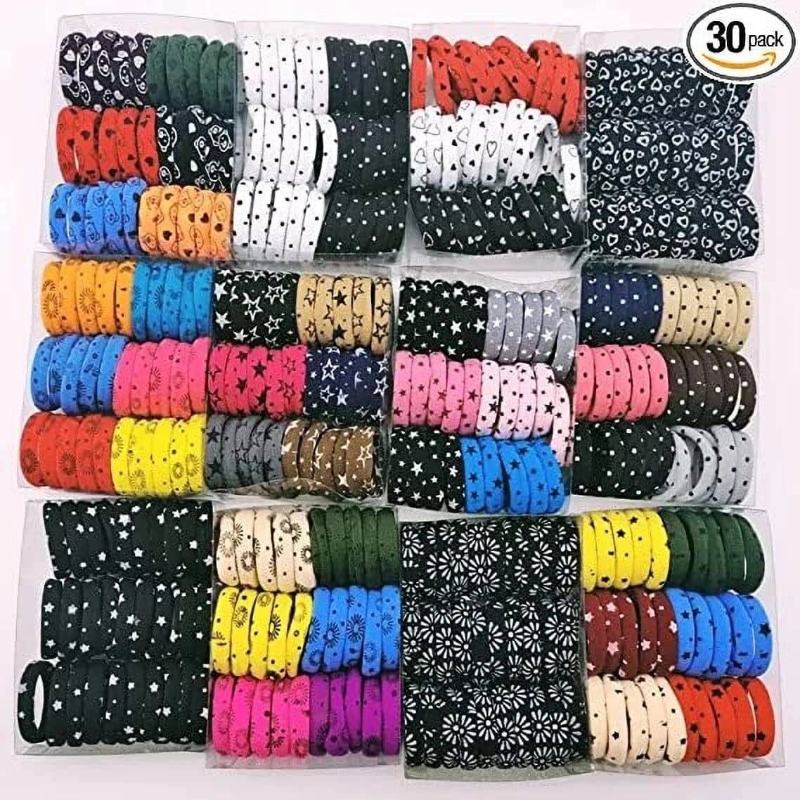 Blubby Multi Rubber Band ( Pack of 30 ) - Jewellery Sets | Buy online on ZillyBuy