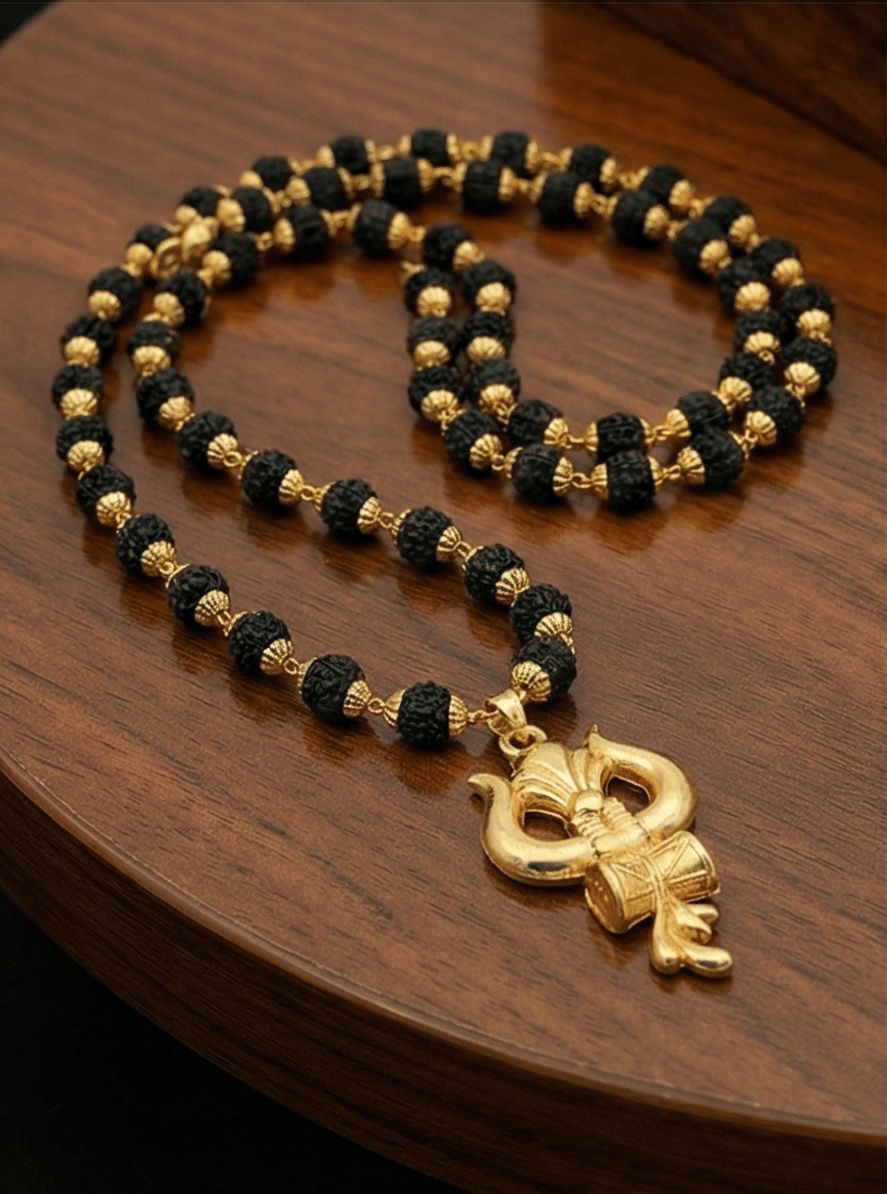 MGSV Gold Men's Religious Mala ( Pack of 1 ) - Jewellery Sets | Buy online on ZillyBuy