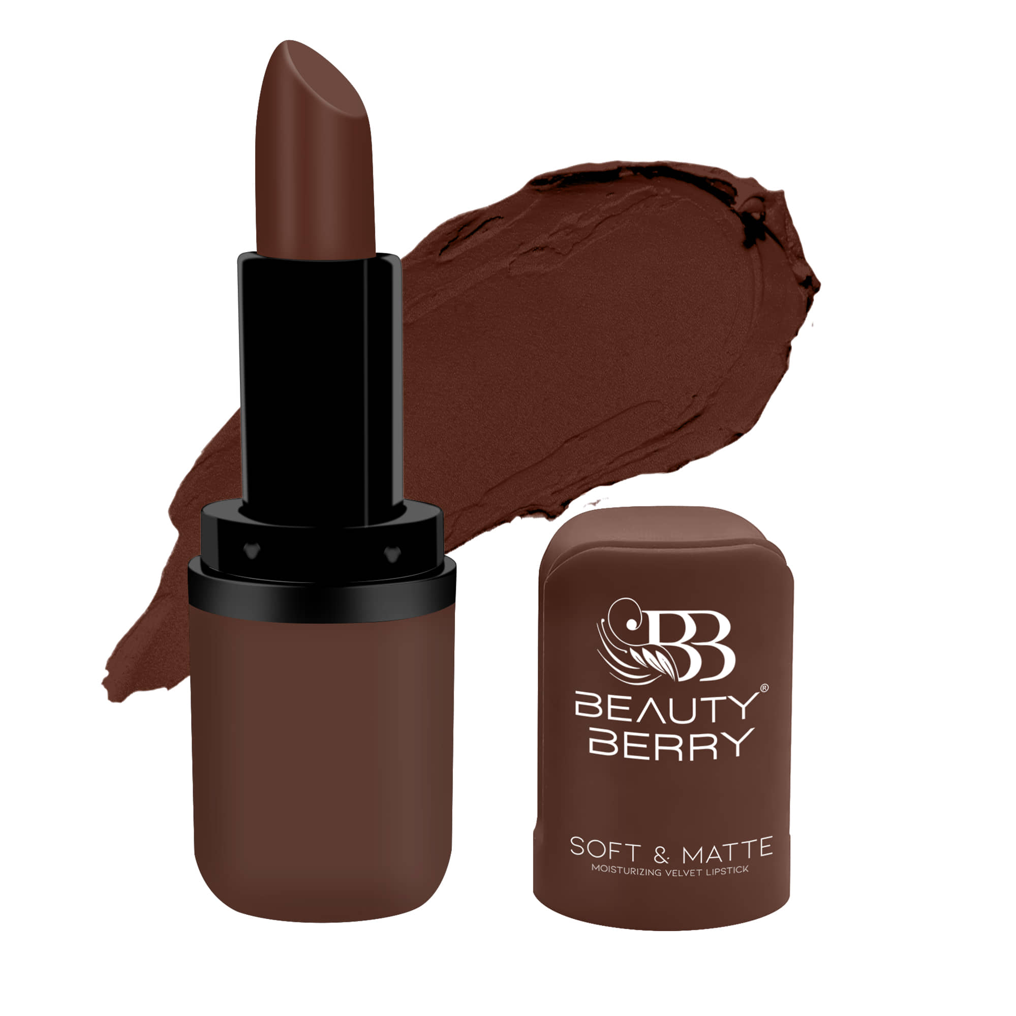 Beauty Berry Soft & Matte Lipstick Non Drying with Velvet Matte Finish 4g, Red Carpet (Shade - 12)