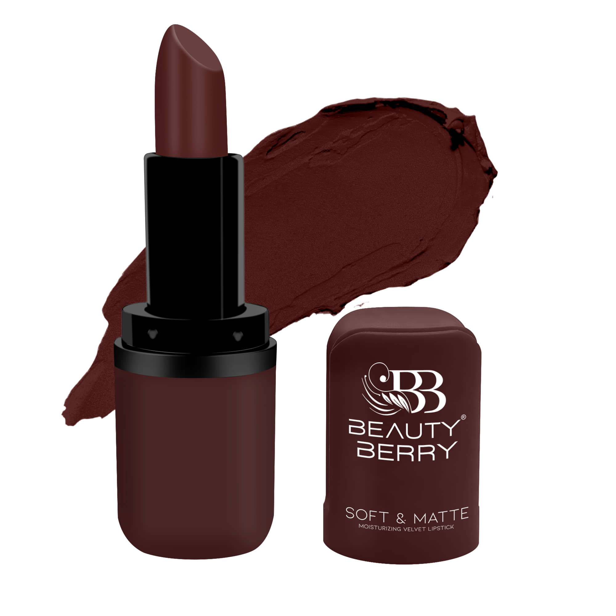 Beauty Berry Soft & Matte Lipstick Non Drying with Velvet Matte Finish 4g, Red Carpet (Shade - 12)