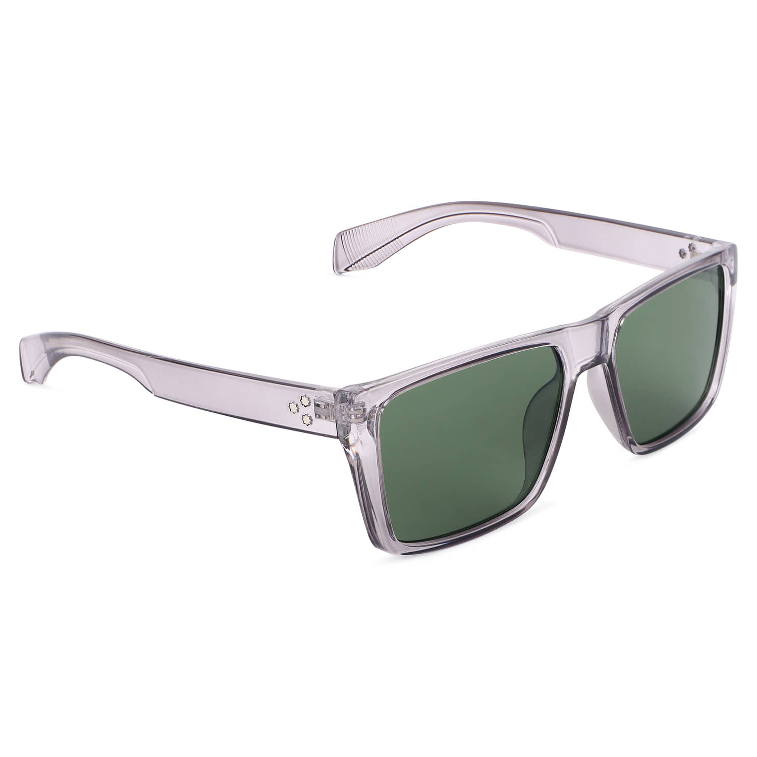 Hexxa Black Rectangular Sunglasses ( Pack of 1 ) - Sunglasses | Buy online on ZillyBuy