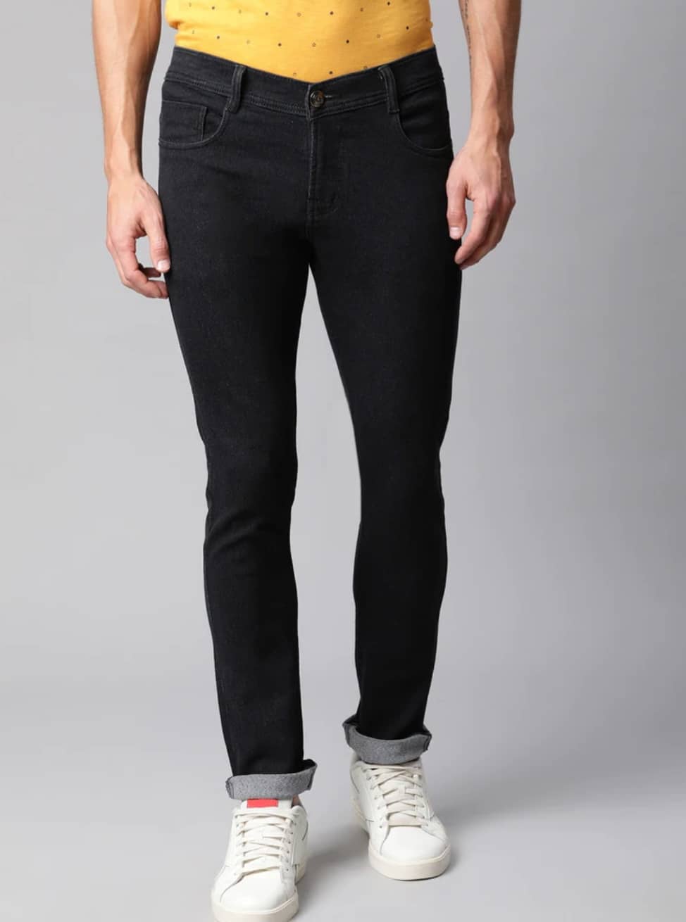Sindon Regular Fit Solid Men's Jeans - Black ( Pack of 1 ) - Jeans | Buy online on ZillyBuy
