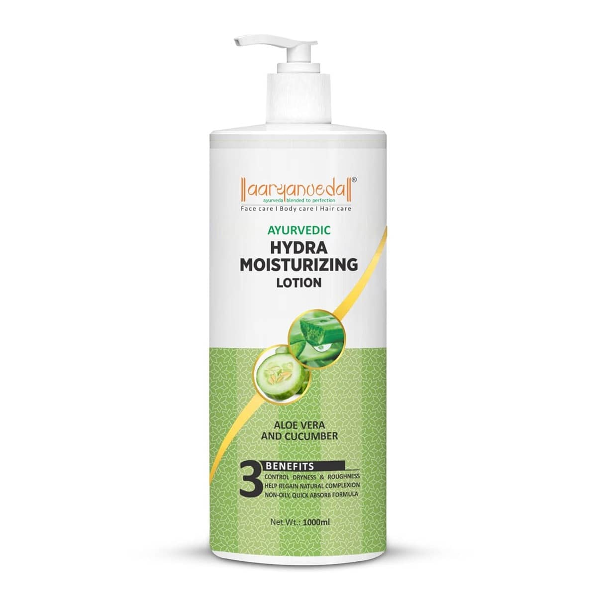 Aaryanveda Daily Care Lotion For Dry Skin 1000 ml ( Pack of 1 )