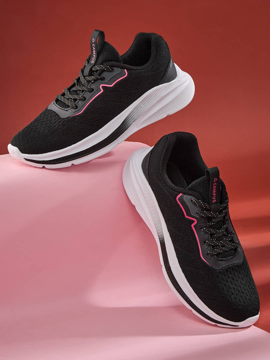 Campus - SPREE Black Women's Running Shoes - Sports Shoes | Buy online on ZillyBuy