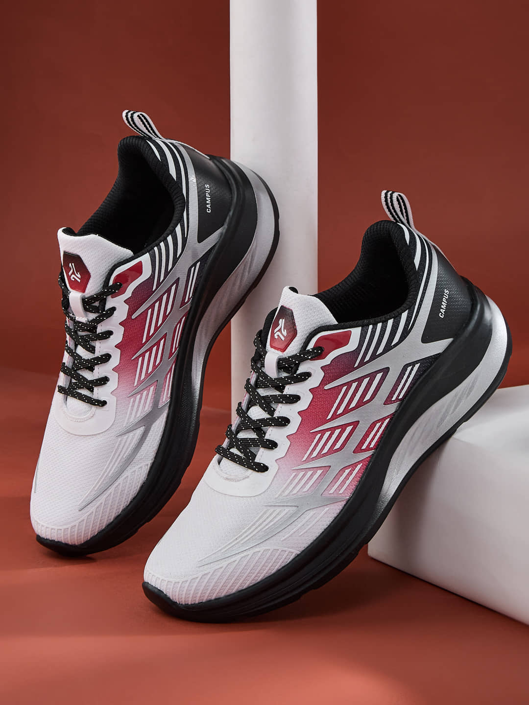 Campus RELTO White Men's Sports Running Shoes - Sports Shoes | Buy online on ZillyBuy