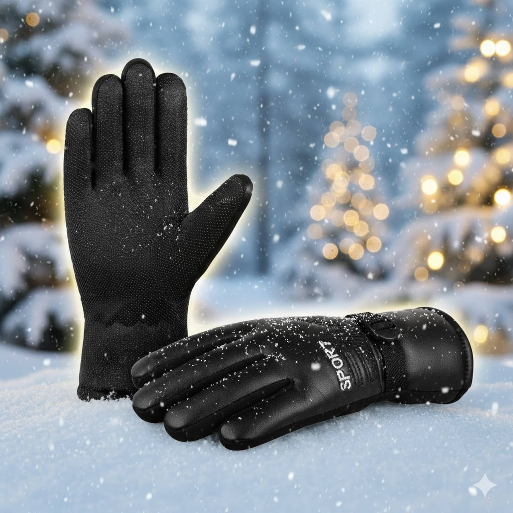 Infispace Black Leather Men's Biker Gloves ( Pack of 1 ) - Jewellery Sets | Buy online on ZillyBuy
